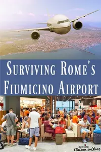 Pin Fiumicino airport