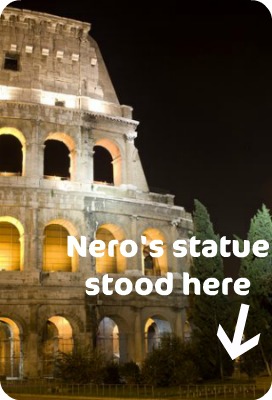 Colosseum Nero's statue