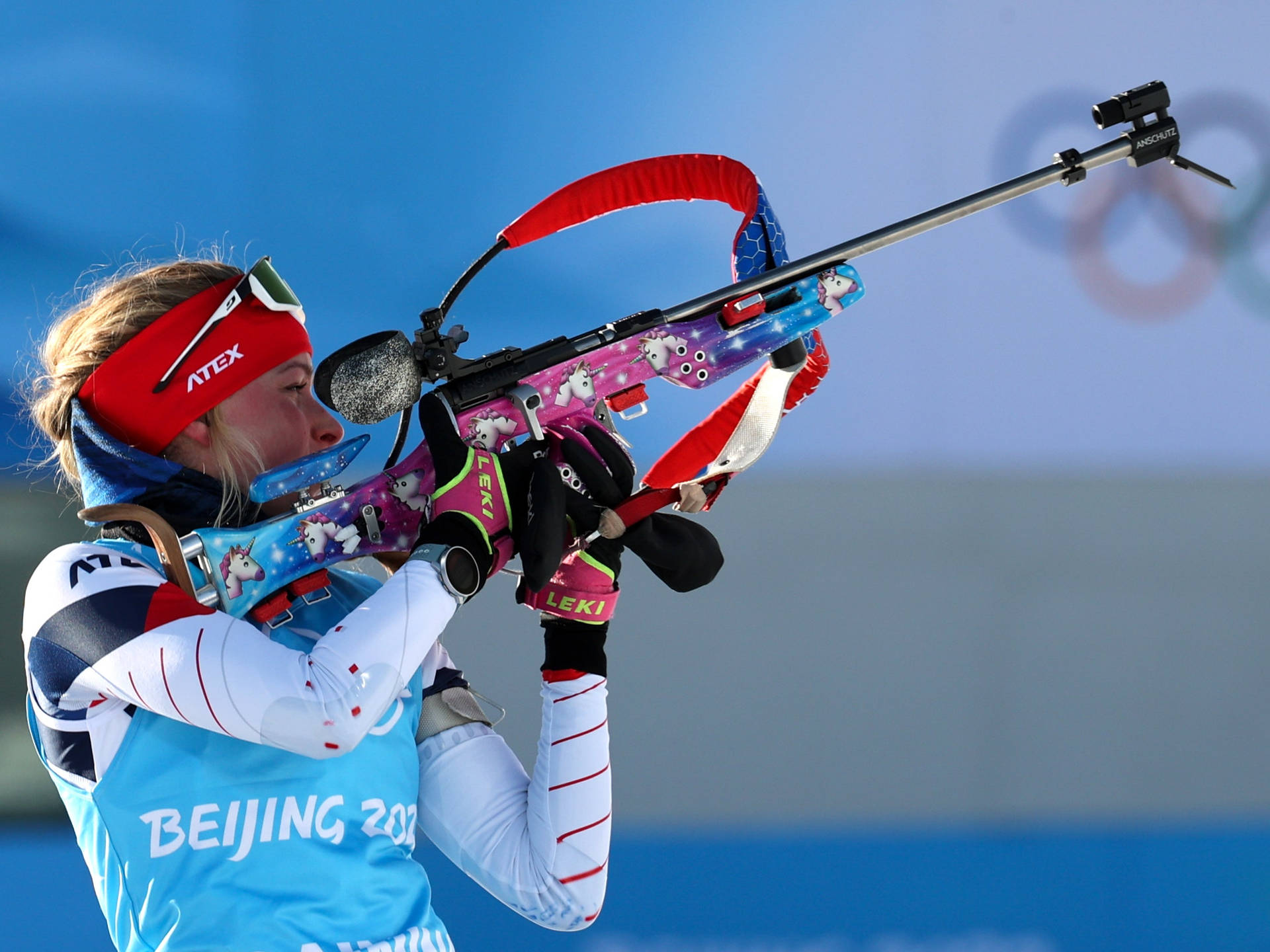 Biathlon shooting