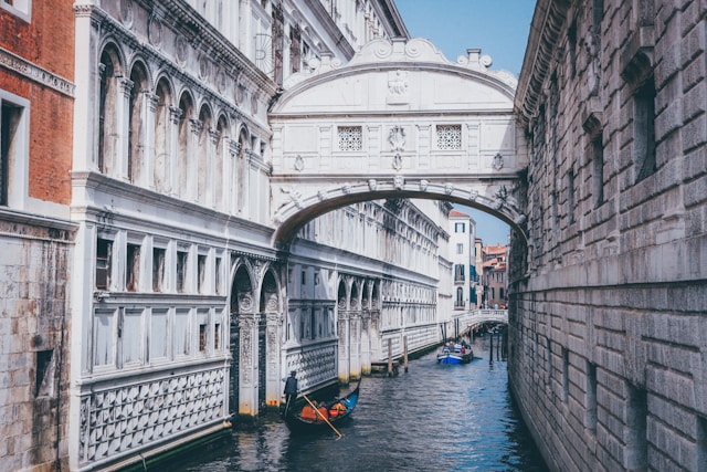 The Bridge of Sighs in Venice