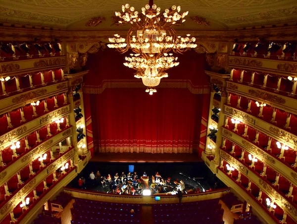 Chandelier at La Scala in Milan Chandelier at La Scala in Milan