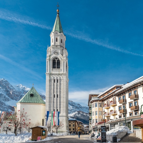 Cortina d'Ampezzo in the Italian Dolomites