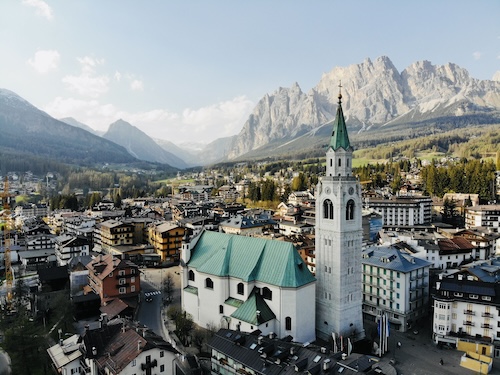 Cortina d'Ampezzo in summer