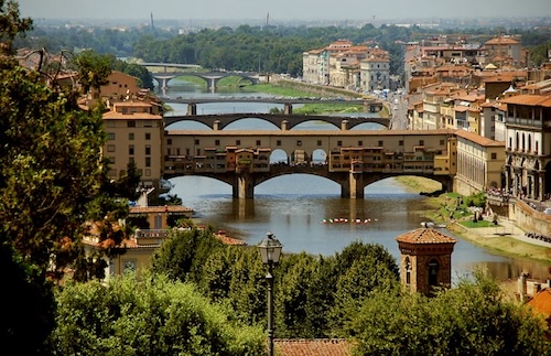 The Ponte Vecchio in Florence