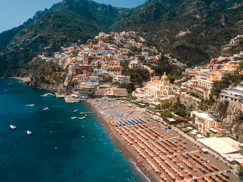 The Spiaggia grande at Positano