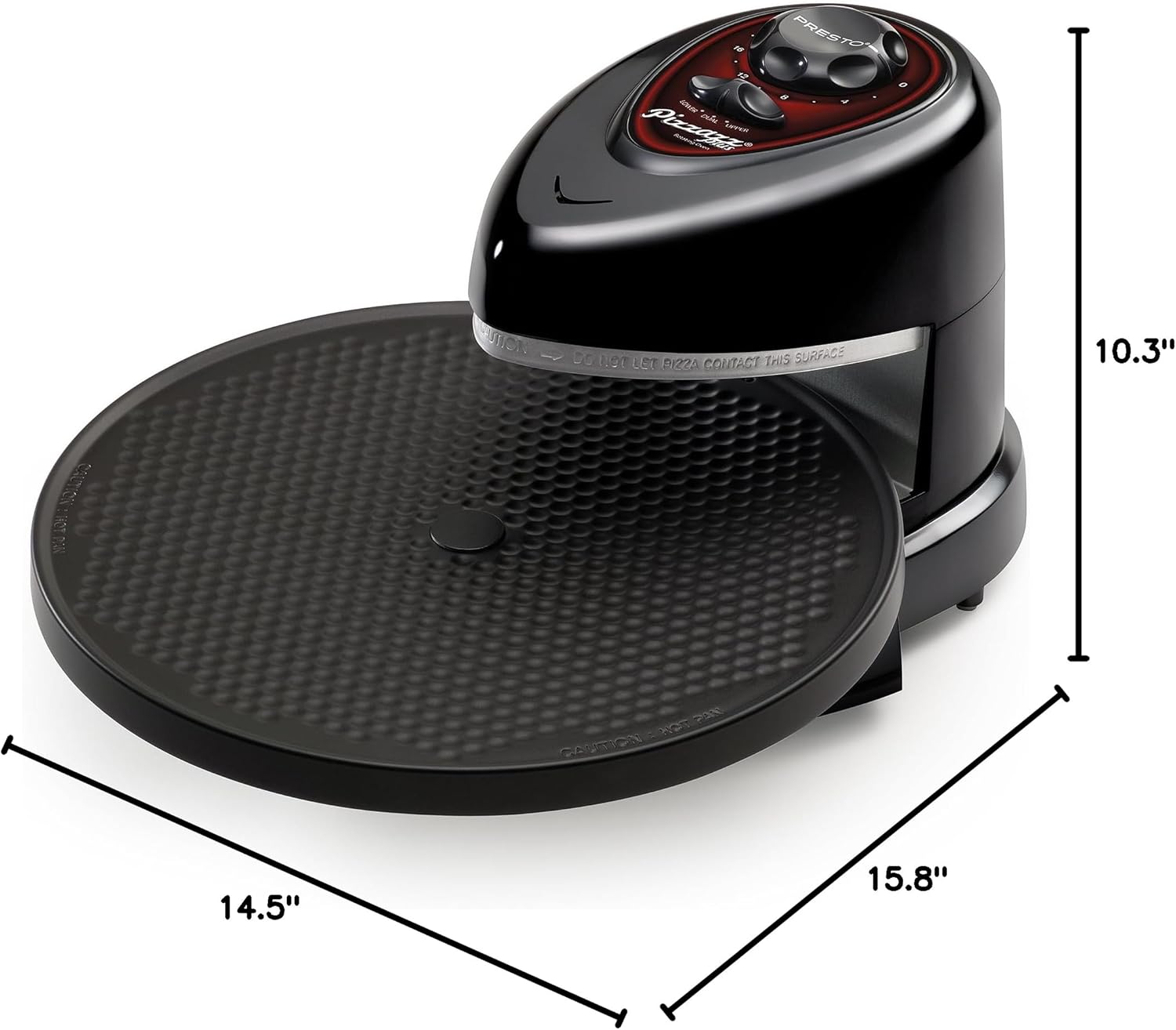 Presto Pizzazz Oven sizing