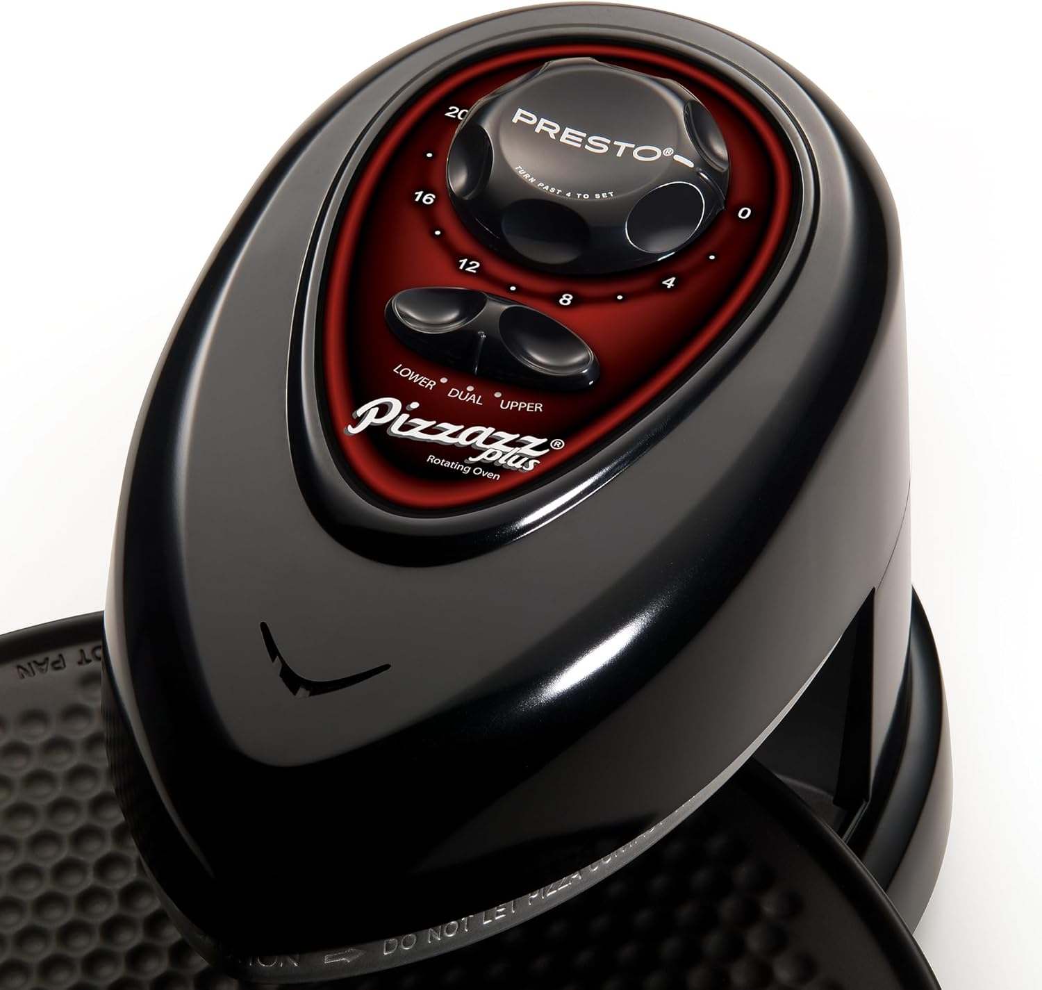 Controls on the Presto Pizzazz Pizza Oven