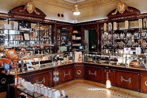 The Guido Gobino chocolate shop in Turin