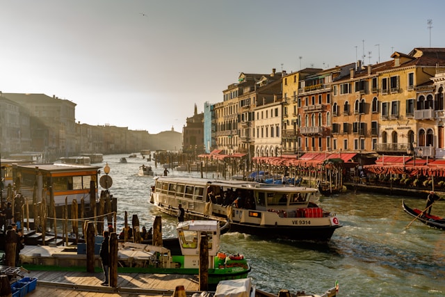 A Vaporetto in Venice