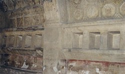 Bath house dressing room Pompeii