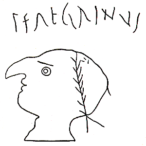 Ancient Roman satirical graffito