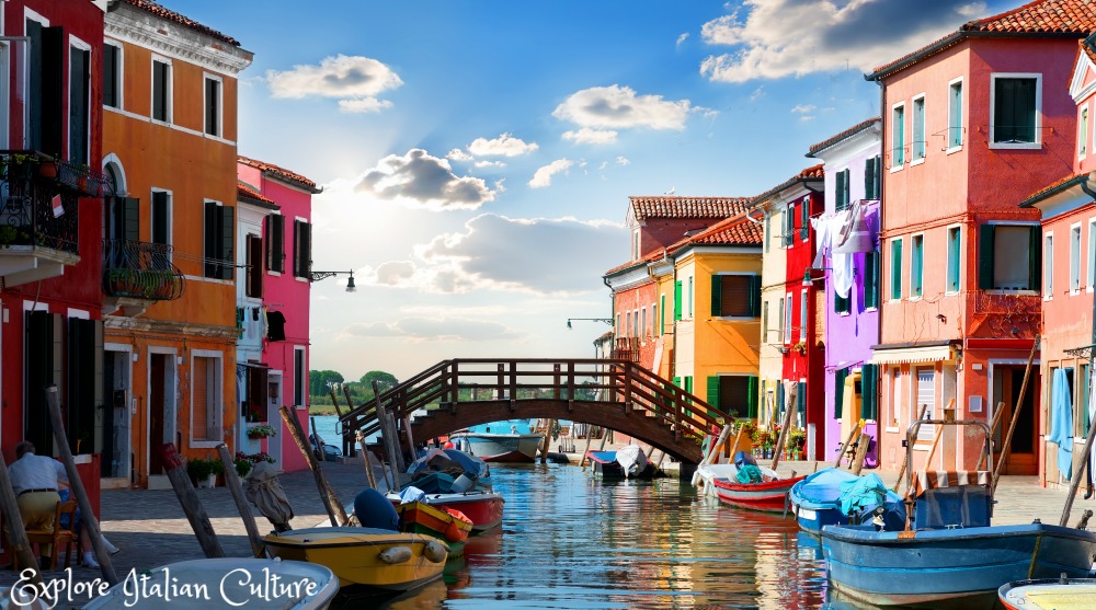 The colourful island of Burano, Italy - the lace-making island. Away from the main crowds of Venice, it's a pleasure to visit.