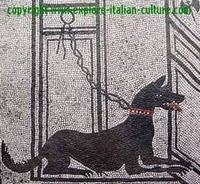 cave canem mosaic Pompeii