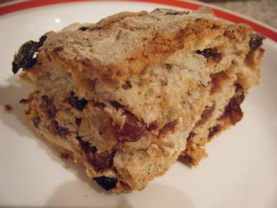 Christmas pizza slice