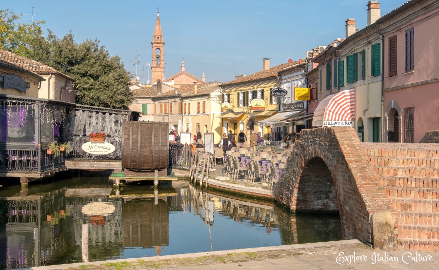 The pretty town of Comacchio - "Little Venice".