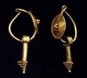 hoop earrings, 2C A.D.