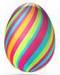 A brightly painted easter egg A brightly painted easter egg