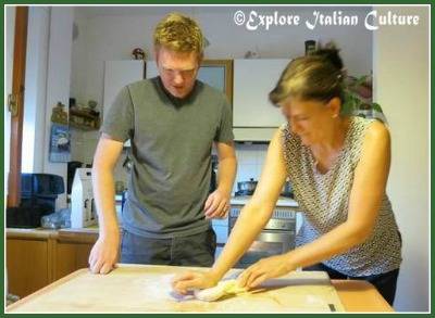 An easy fresh pasta recipe from our friend Graziella's kitchen.