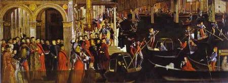 Part of Vittore Carpaccio’s painting ‘Healing of a Madman’, 1494