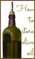 How to store olive oil link