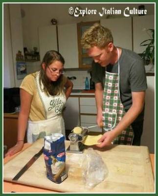 Feed the dough through the machine