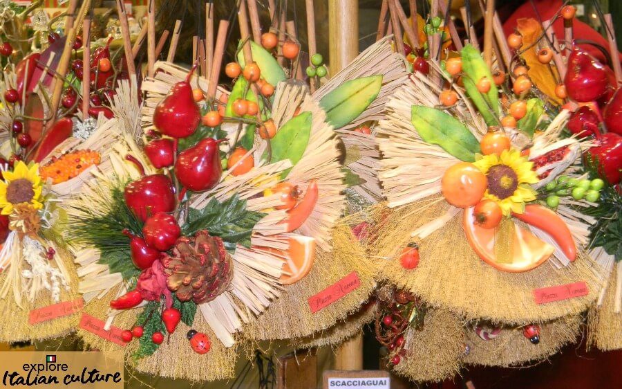 Christmas decorations in the Piazza Navona, December.