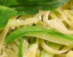 Spaghetti with courgettes recipe