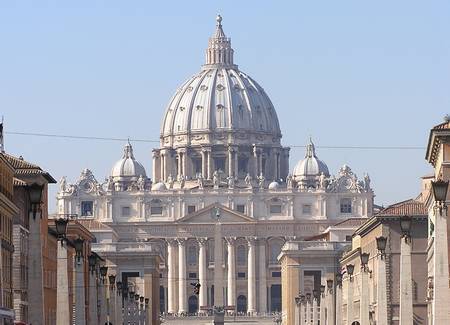 Lent prayers at St Peter's, Rome