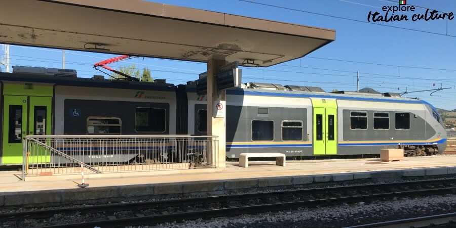 A local train in Italy.