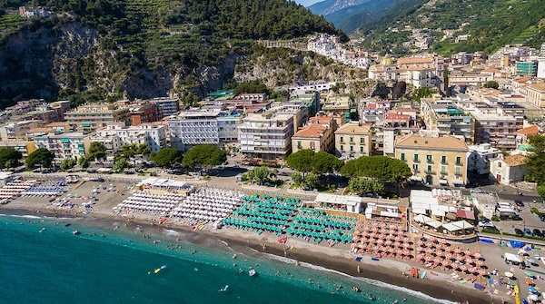Maiori Beach on the Amalfi coast