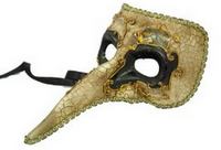 Venetian masquerade mask in the Dr Death style