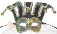 Mardi Gras face mask in The Jester style