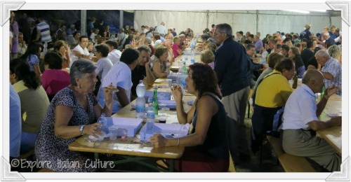 Mediterranean style diet communal eating