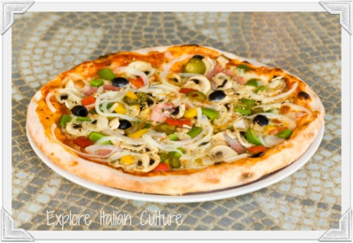 A delicious fresh pizza can make a healthy meal