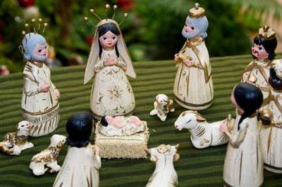 Nativity craft in Mexico.
