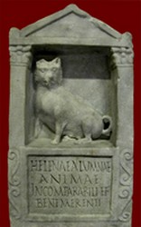 Pet dog tombstone