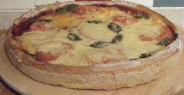 Pizza Margherita made with Panasonic bread machine Pizza Margherita made with Panasonic bread machine