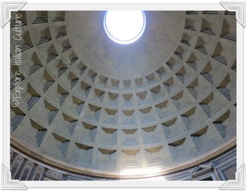 The oculus in the Pantheon