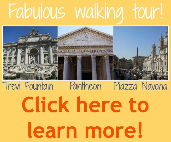 Experience a guided walk to three of Rome's most amazing sights!