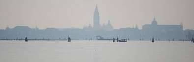 Venice Italy weather summer haze