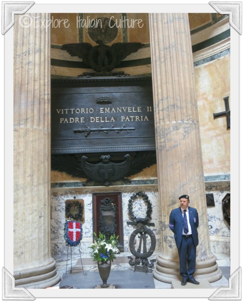 Tomb of King Vittorio Emanuele inside the Pantheon in Rome Tomb of King Vittorio Emanuele inside the Pantheon in Rome