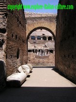 A roman Colosseum Vomitorium