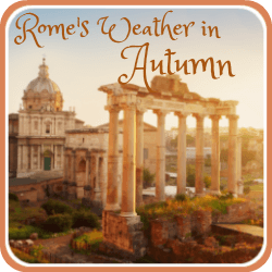 Link to Rome's weather in the Autumn (Fall).