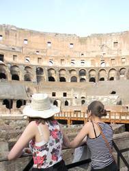 Colosseum in Rome summer