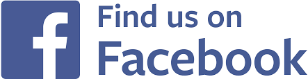 Find us on facebook button