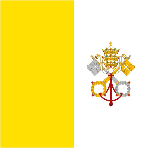 The flag of the Vatican City The flag of the Vatican City