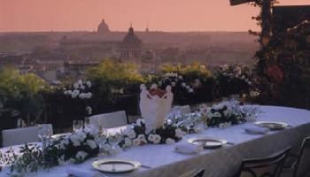 Hassler Rome wedding