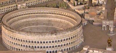 Roman Colosseum reconstruction