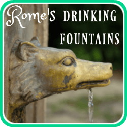 Les fontaines à boire de Rome - sont-elles sûres? Découvrez ici.'s drinking fountains - are they safe? Find out here.