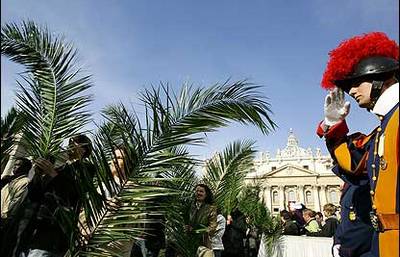What is Palm Sunday like in Rome